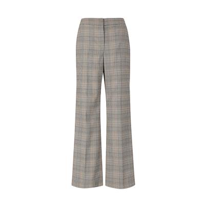 SOUP Check Semi Bootcut Slacks (Sz2Lp37)
