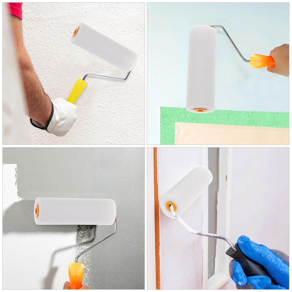10 pcs Sponge Paint Roller Small Paint Roller Covers Replacement Paint Roller Nap