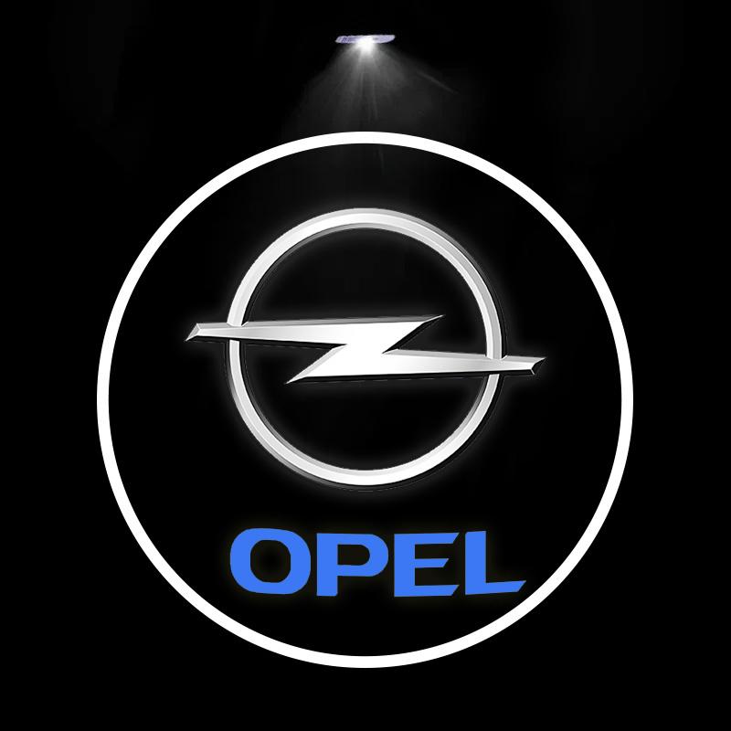 2 Stück LED Auto Tür universeller Projektor High-Definition Willkommenslichter Für Opel Astra j g Insignia Corsa d Vectra c Zafira a Auto