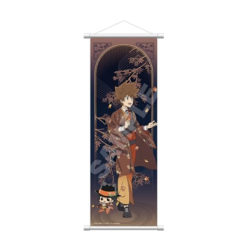 Reborn! Sawada Tsunayoshi & Reborn Slim Tapestry (Autumn Kimono Ver.)