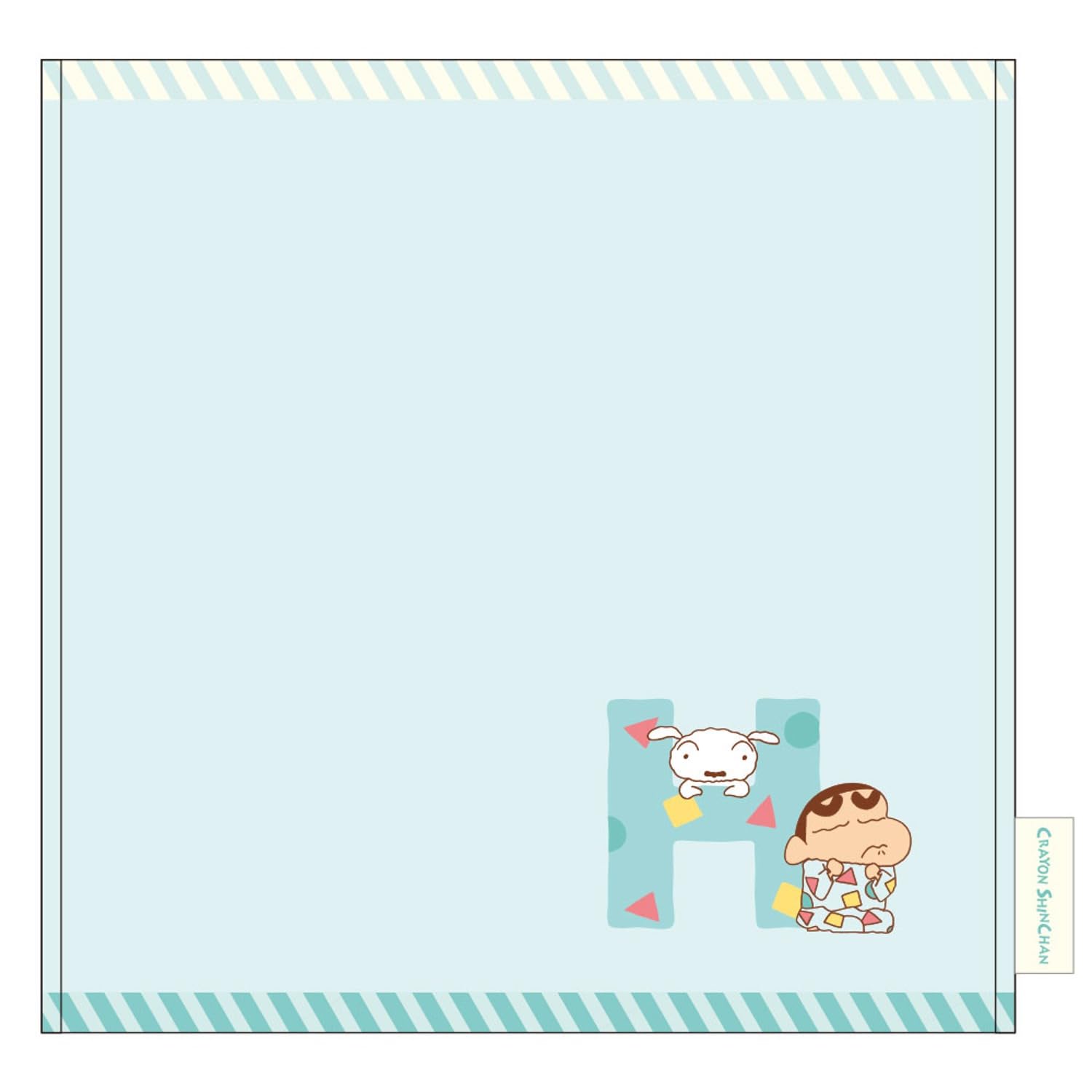 

Tees Factory Crayon Initial Towel Приблизительно H250 x W250 мм Пижама Shin-chan/H Размер: КС-5538276PH