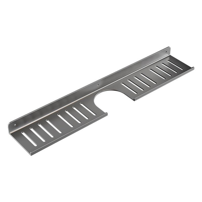 No-Drill Wall-Mounted Bathroom Shelf for Mirror, Faucet, and Vanity