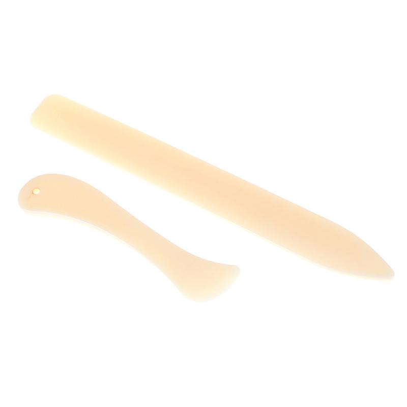 2Pcs Folding Creasing Paper Accessory Bone Folder Craft Tools Leather Scoring