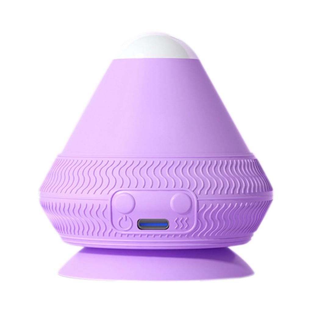 Silicone Massager Ball USB Rechargeable Vibrating Massage Ball Fitness Muscle Waist Back Relaxation Massager For Pain Relief
