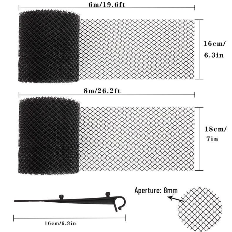 Anti-Leaf Gutter Net: Protective Roof Guard Against Clogging