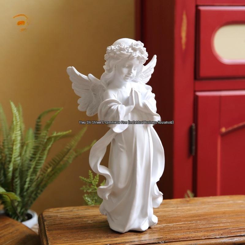 Europäische Klassische Engels Gartenkunst & Geschenk Dekoration