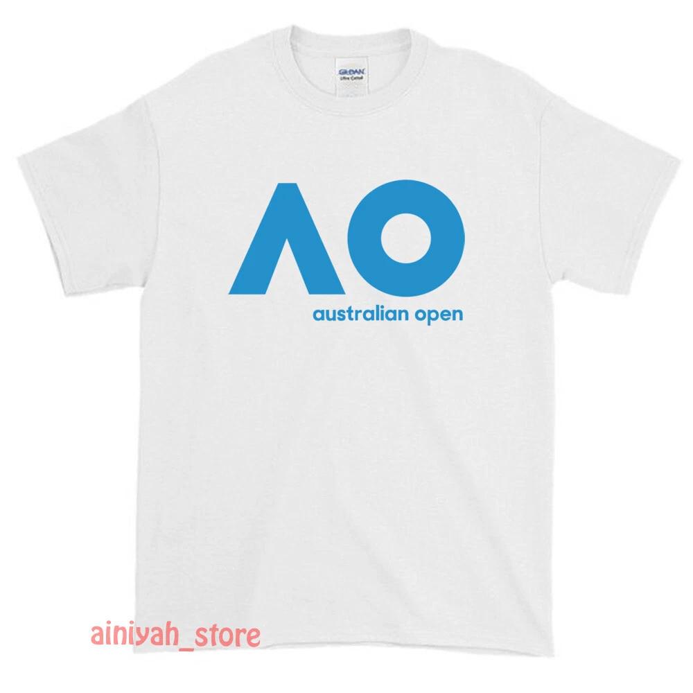 New Australian Open Tennis Logo Men s Funny T shirt USA Size S-XXL S