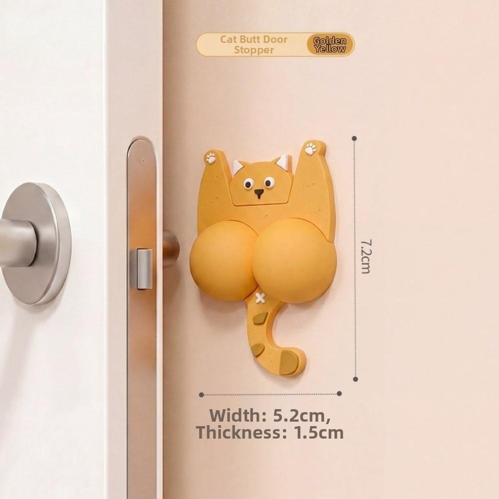 Soft Cushioning Anti-Collision Pad Self Adhesive Cat Door Bumper New Door Stopper Pad Home Safety