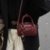 Chic Urban Simple Design Pu Leather Small Square Tote Bag For Everyday Use