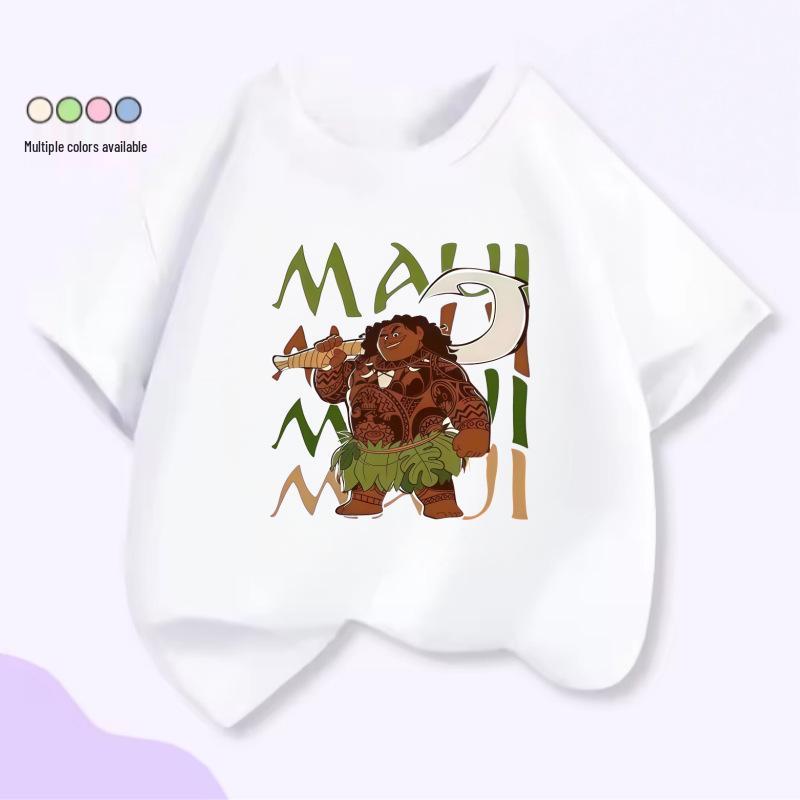 2026 European & American Boys  Cartoon Movie Cotton T-Shirt, Short Sleeve 140cm
