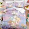 Sanrio Cinnamoroll Duvet Cover, Cinnamoroll Bedding Set, Digital Printed Duvet Cover Set, Create Your Own Bedding, Custom Duvet Cover