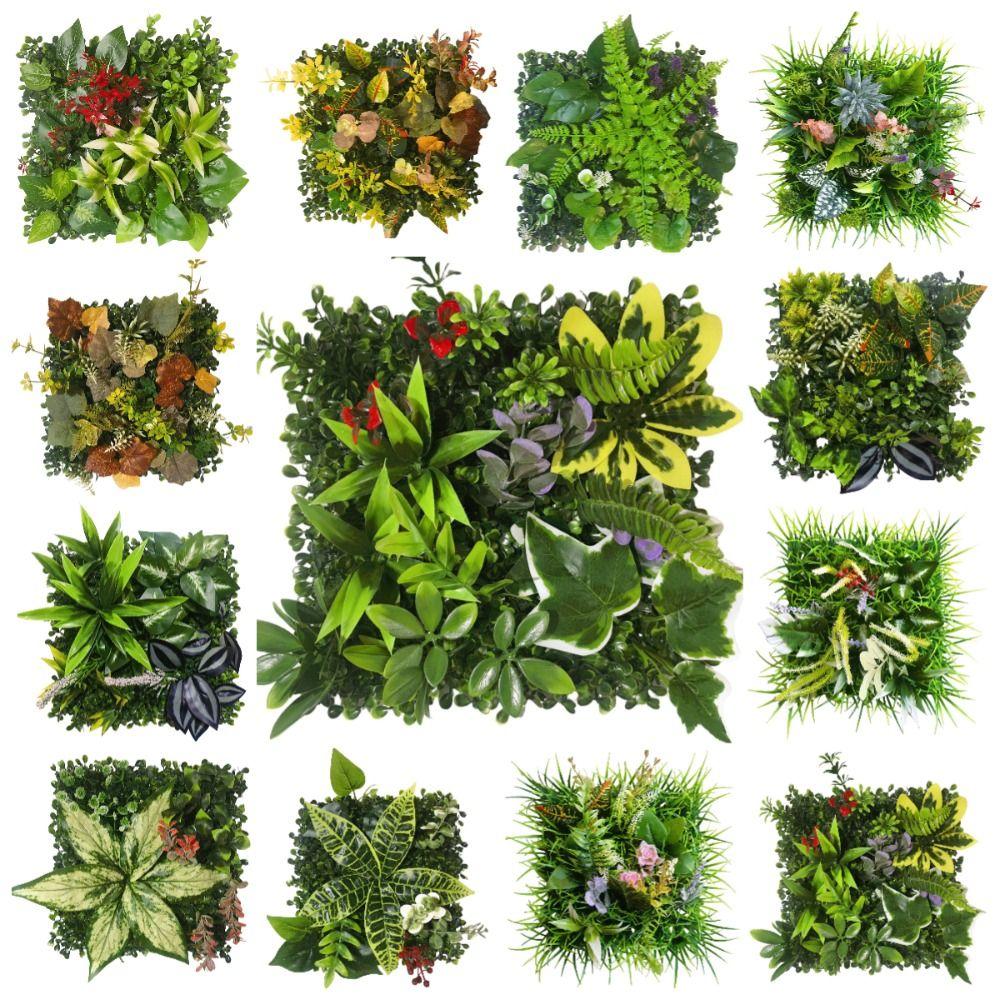Eternal Life Artificial Plant Wall Panel Flower Artificial Fern Grass  Privacy Screen