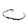 Scroll Bangle 925 Silver Fb0123 15cm [Figmart] [Silver Accessory]