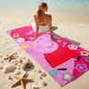 1Pc Peppa Pig Ice Cream Party Beach Towel Microfiber Beach Towel Thin Absorbent For Beach Swimming Yoga Bath Sports 0917106