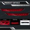 For Subaru Forester 2008 2009 2010 2011 2012 2013 2014 2015 2016 2017 LED Rear Bumper Reflector Lights Dynamic Turn Signal Brake