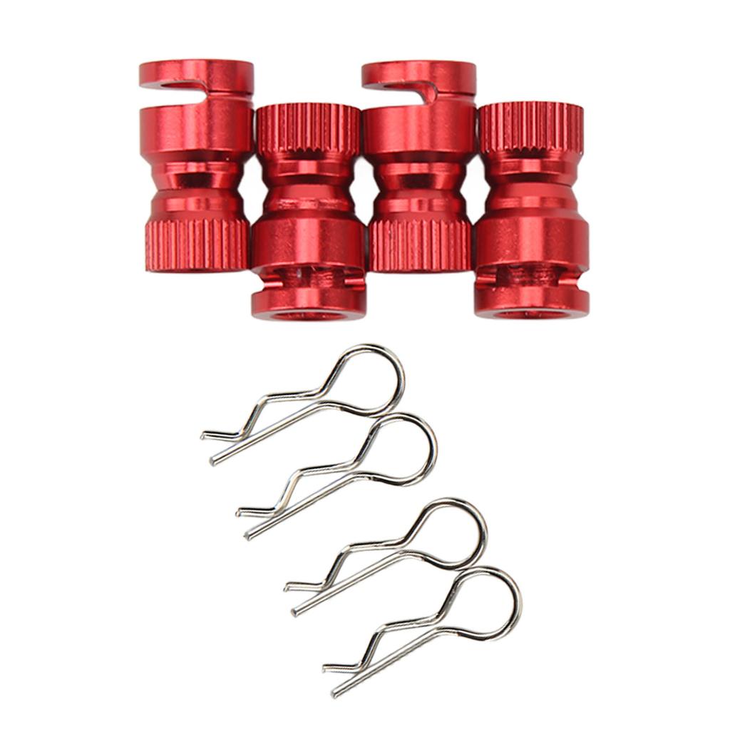 4Pcs Metal RC Body Shell Mount Column Hole Locator Magnetic Car Shell Hole Locator for PC PVC Shell