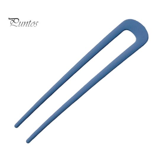 

Французская палочка для волос U-образной формы, большая заколка для густых длинных волос, металлическая шпилька, декоративная надежная фиксация, держатель для пучка синий