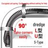 Electric Pipe Dredging Drill for Toilets, Kitchens, and Floor Drains