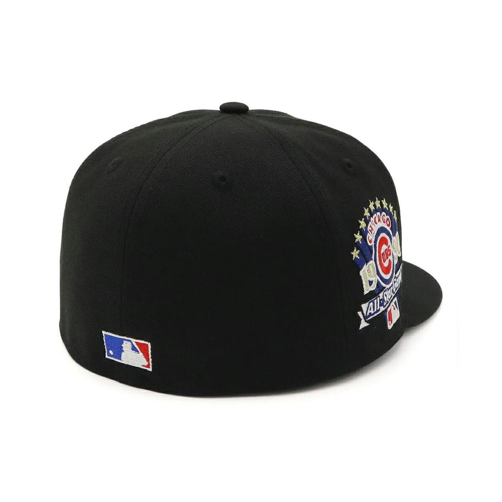 New Era 59FIFTY Cap MLB Chicago CUB Side Patch Under Exclusive To and Side Flat Summer Sun UV Stylish Various Styles (14562010, NER35C7098), Cubs,