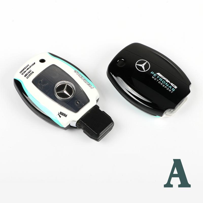 

Car Sticker Fashion Cool Track Style Car Key Case Cover Shell For Mercedes Benz W204 W205 W212 W213 W176 W177 W219 A C E S Class
