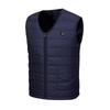 Herren Winter Smart Heizung Baumwollweste 10 Zonen Beheizte V-Ausschnitt Weste Damen Outdoor Flexibel Thermisch Winter Warme Jacke