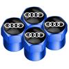 2026 4Pcs Car Wheel Tire Air Valve Caps Stem Cover with Color Brand Logo For Audi A3 A4 A5 A6 A7 A8 Q3 Q5 Q8 TT TTS Accessories