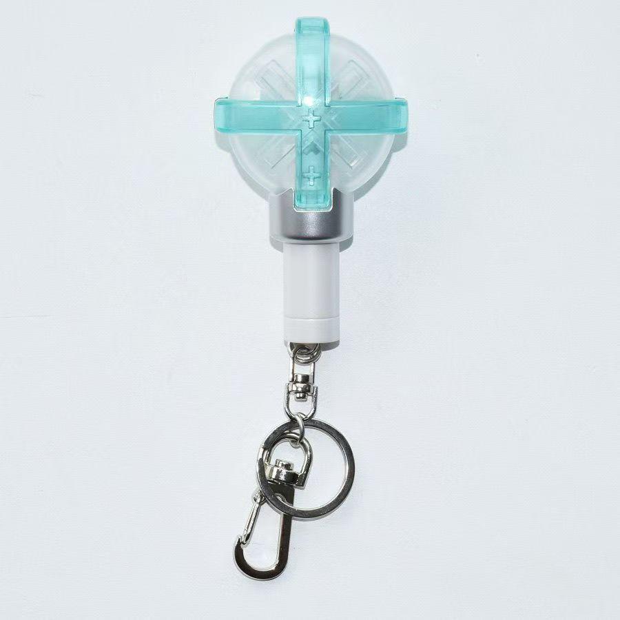 2nd Gen Mini Cheering Stick Luminous Keychain with Retractable Handle