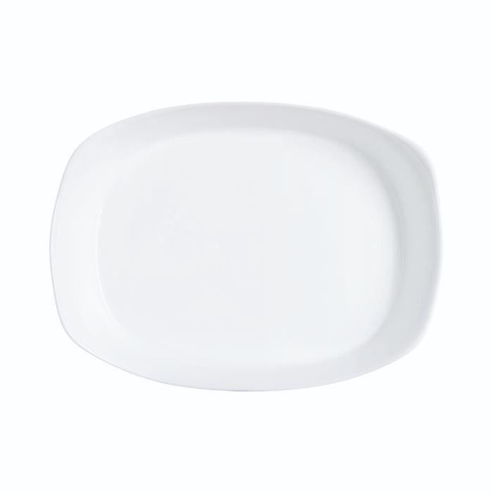 Plat à four rectangle - Luminarc - Smart Cuisine Carine - 250°C - Opale culinaire - 30x22 cm