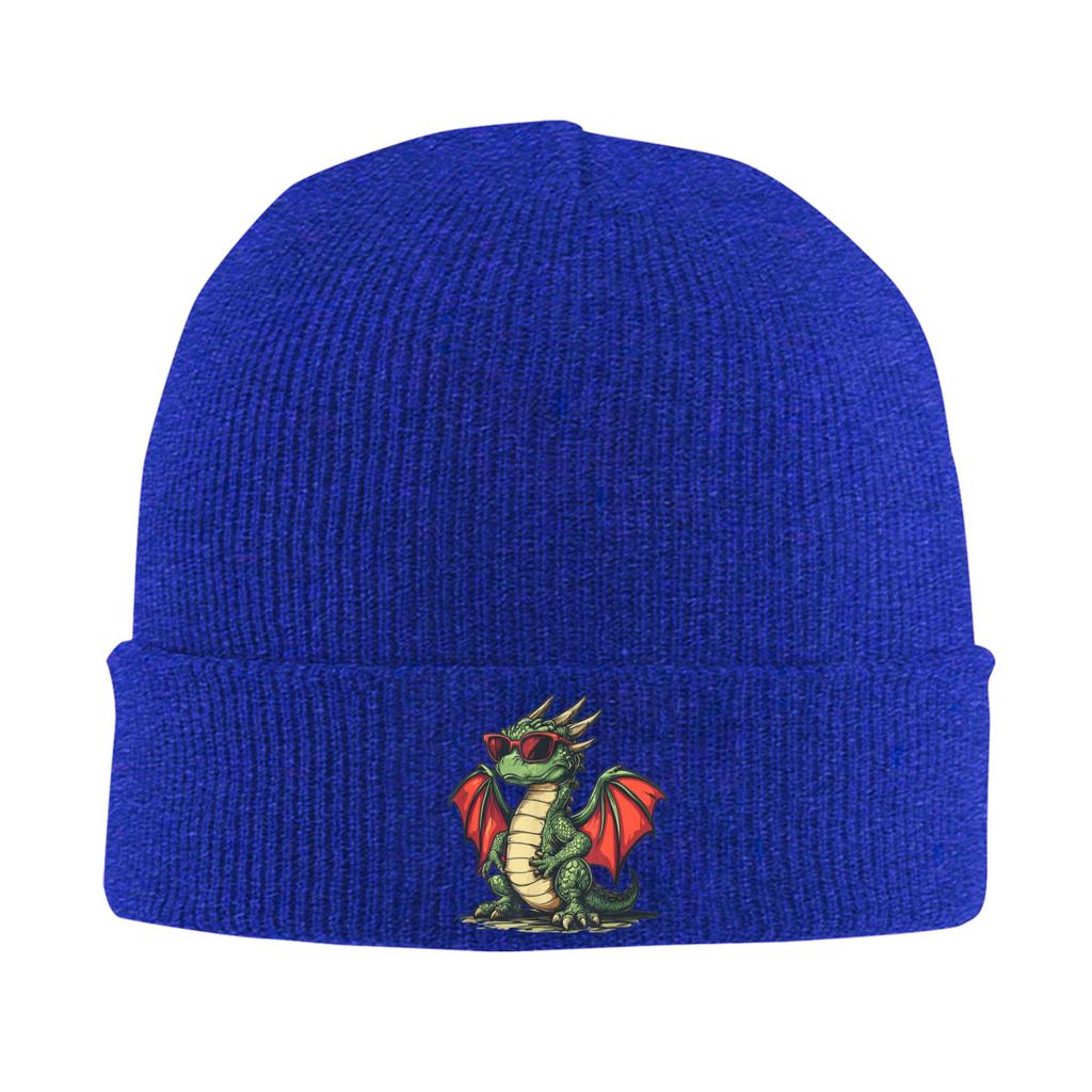 Epic Statement with This Dragon in Bold Shades Knitted Hat Beanie Hats Kpop Warm Adult Bonnet Hats Autumn Design Cool Caps