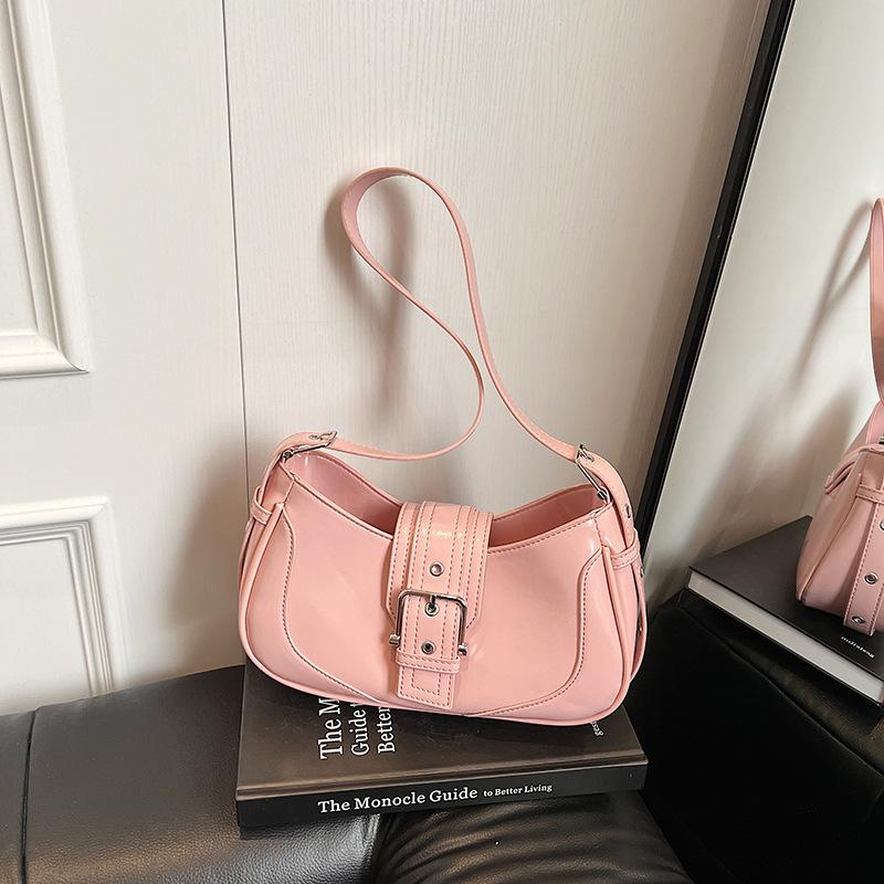 Bag Women's Spring Summer 2025 New Fashion Niche One Shoulder Underarm Bag This year's popular Crossbody Baguette Bag