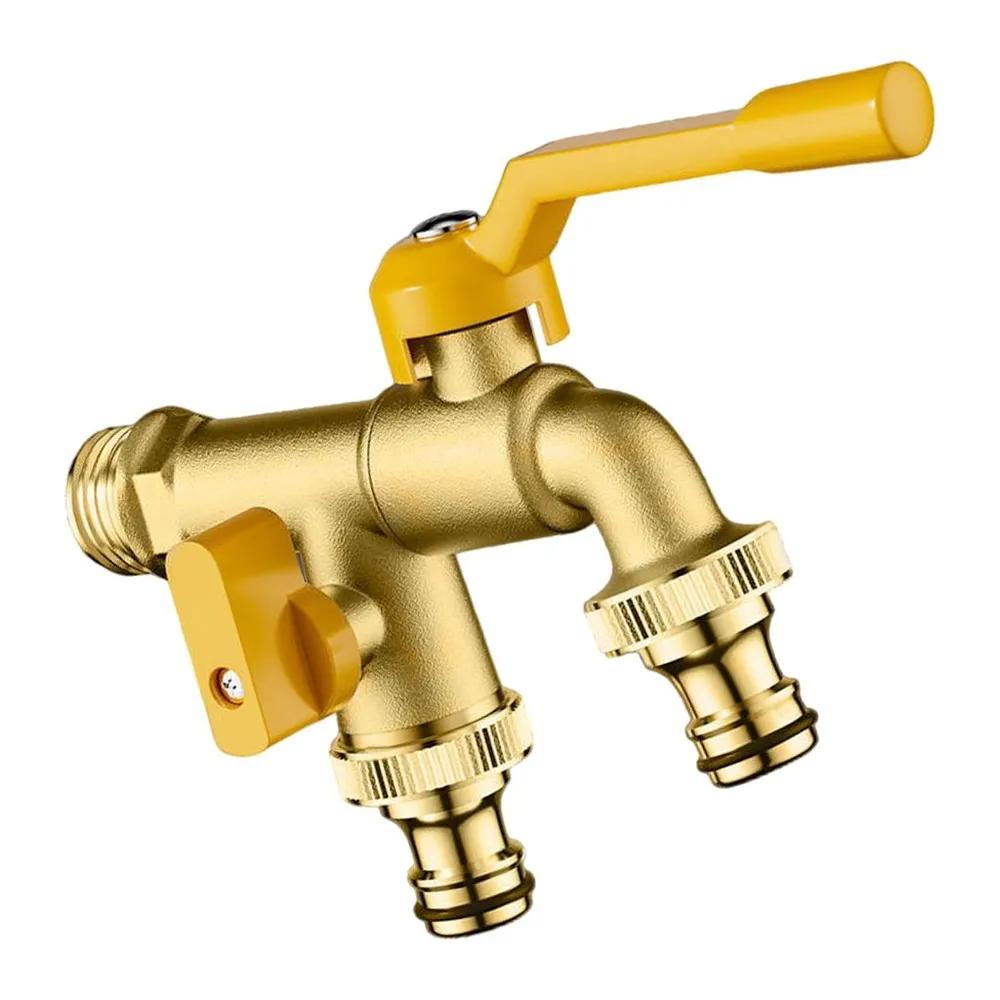 

Внешний антифриз один в два выхода кран B