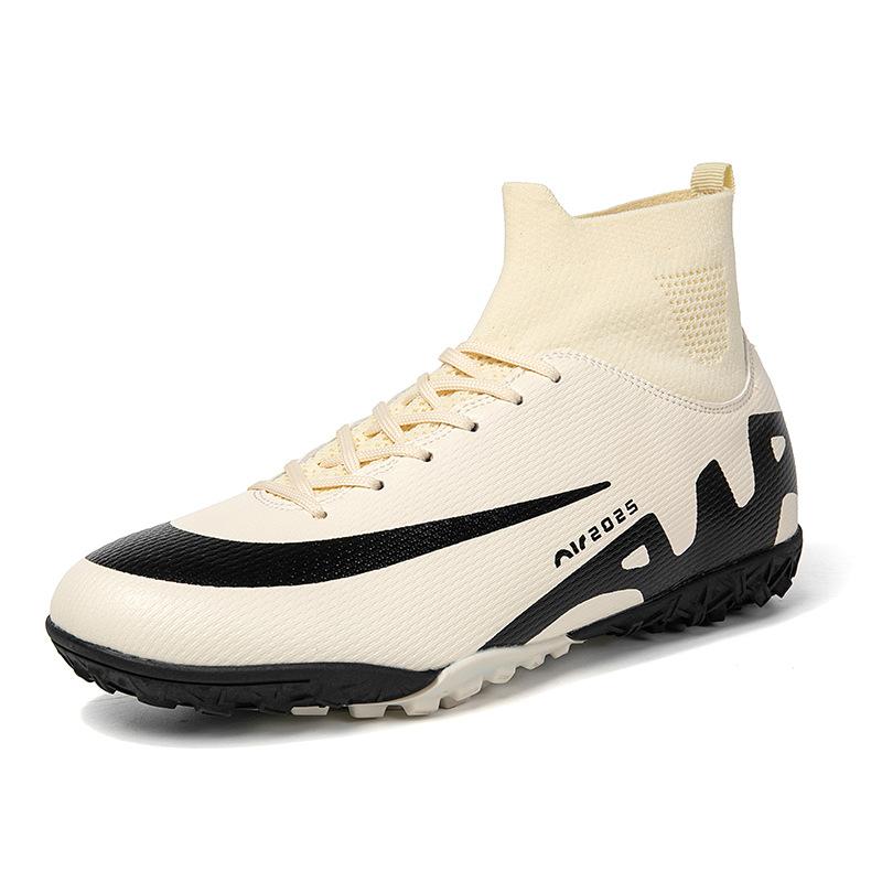 

High Top Football Shoes TF Shredded Nails Lawn AG Long Nails Boys and Girls Teens Students Adult Training Shoes 46