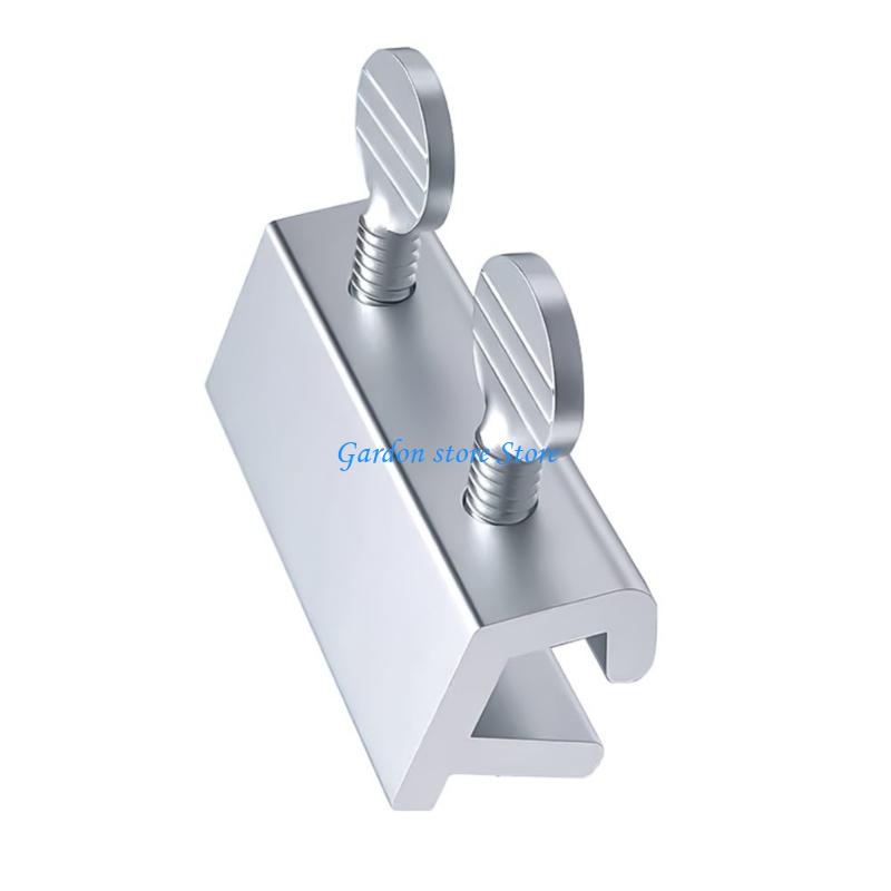 B0KB 4 Piece No Drill Aluminum Window Security Lock Ventilation Control for Horizontal Sliding Frame Door Window Limiter