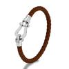 Bracelet Multi-color Braided Horseshoe Buckle Gold-plated Bracelet U-shaped Bracelet Men and Women Couple Bracelet 2026