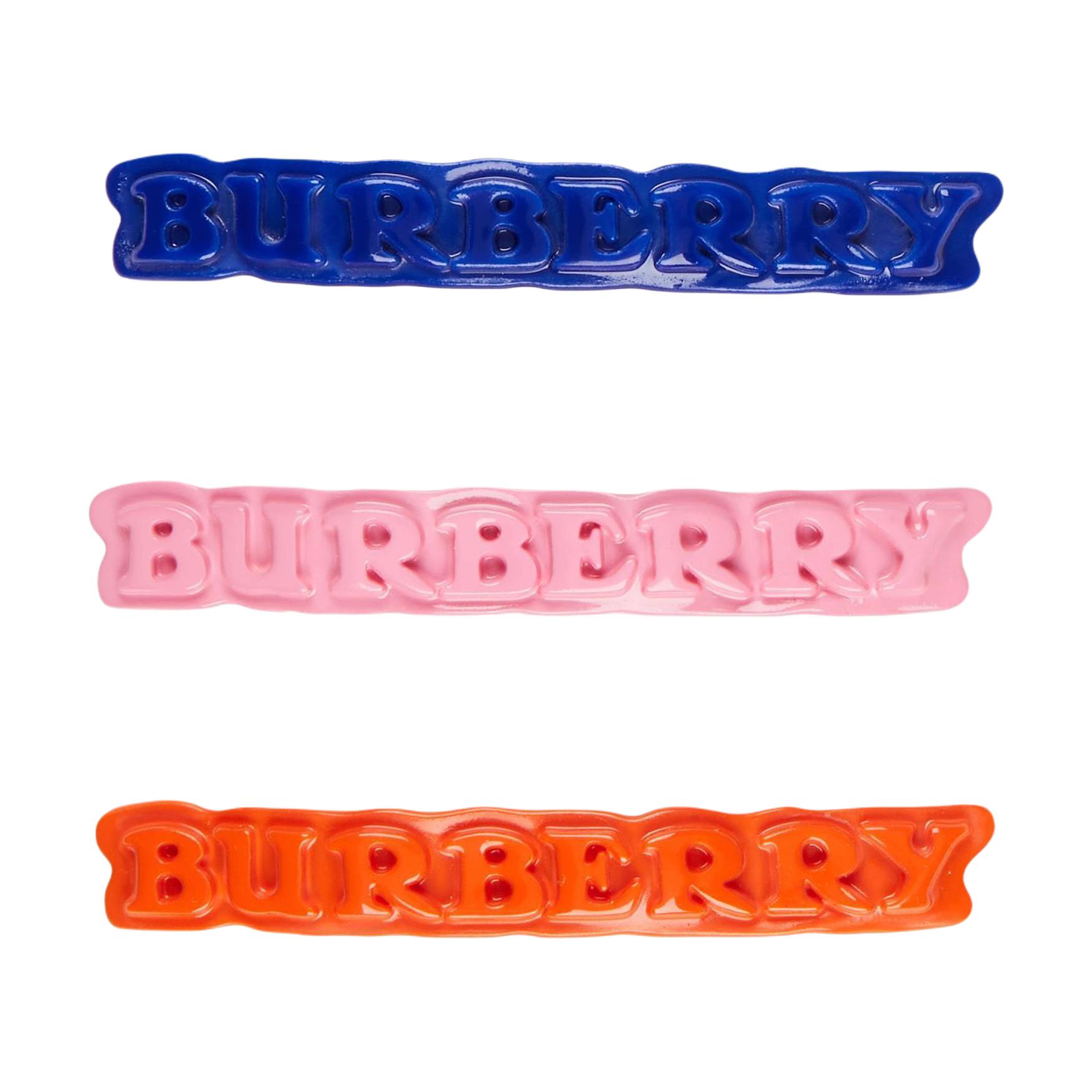 Burberry Logo Nylon Hair Clip Kids Multi-Color Kids Hair Accessories 2947657 F,Multicolor