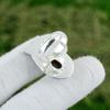Natural Rhodonite Gemstone Solitaire Adjustable Ring 925 Silver For Girls