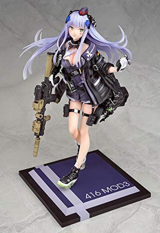 Frontline 416 MOD3 Severely Injured Scale ABS PVC Complete Figure with Stand Dolls' Ver. 1/7 & Pre-painted