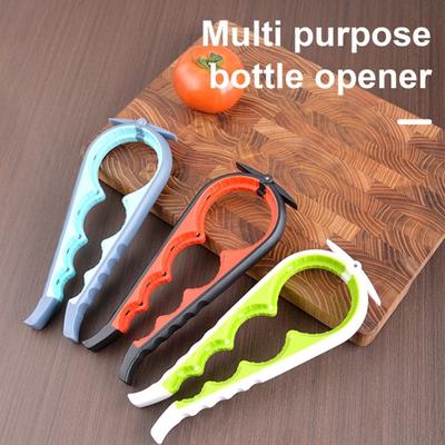 Apribottiglie 5 in 1, apriscatole con impugnatura facile per mani artritiche, rapido