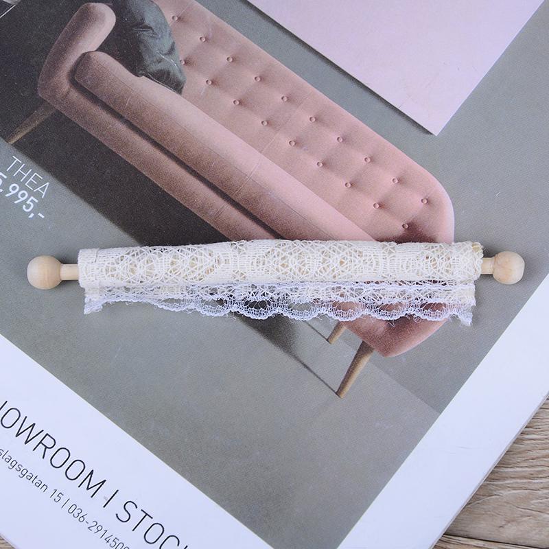 1:12 Dollhouse Curtains Miniature Furniture Accessories Window Valance