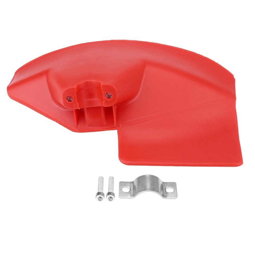 Red Trimmer Protective Cover Plastic Blade Guard Durable Lawn Mower Guard