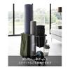 Yamazaki Jitsugyo Fitness Goods Storage Rack with Casters Black Approx. W50.3 x D18.5 x H45.5cm (Including Casters) Tower Muscle Training Goods