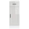 Vidaxl Kitchen Base Cabinet, Porto, White, Wood-based Material