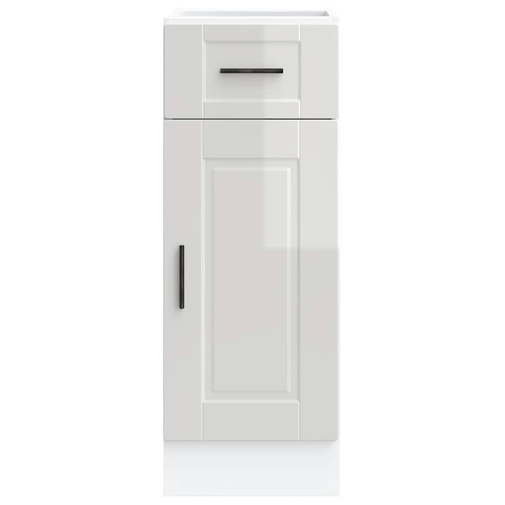 Vidaxl Kitchen Base Cabinet, Porto, White, Wood-based Material