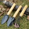 1/3PCS Metal Mini Gardening Tool Kit Hand Tools Kit For Gardening Metal Mini Spade Rake Home Potting Plant Care Accessories Set