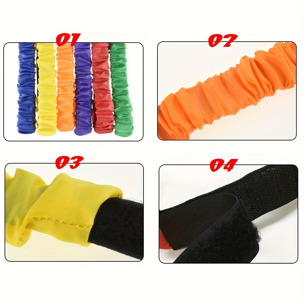 Colorful Elastic Leg Straps, Suitable for Team Games And Outdoor Entertainment - Adjustable Running Straps, Suitable for Parties