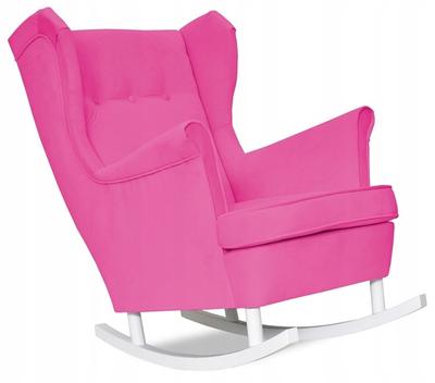 ARI Wing Chair, Scandinavian Rocking Chair,, MAGENTA, Pink, FUCHSIA