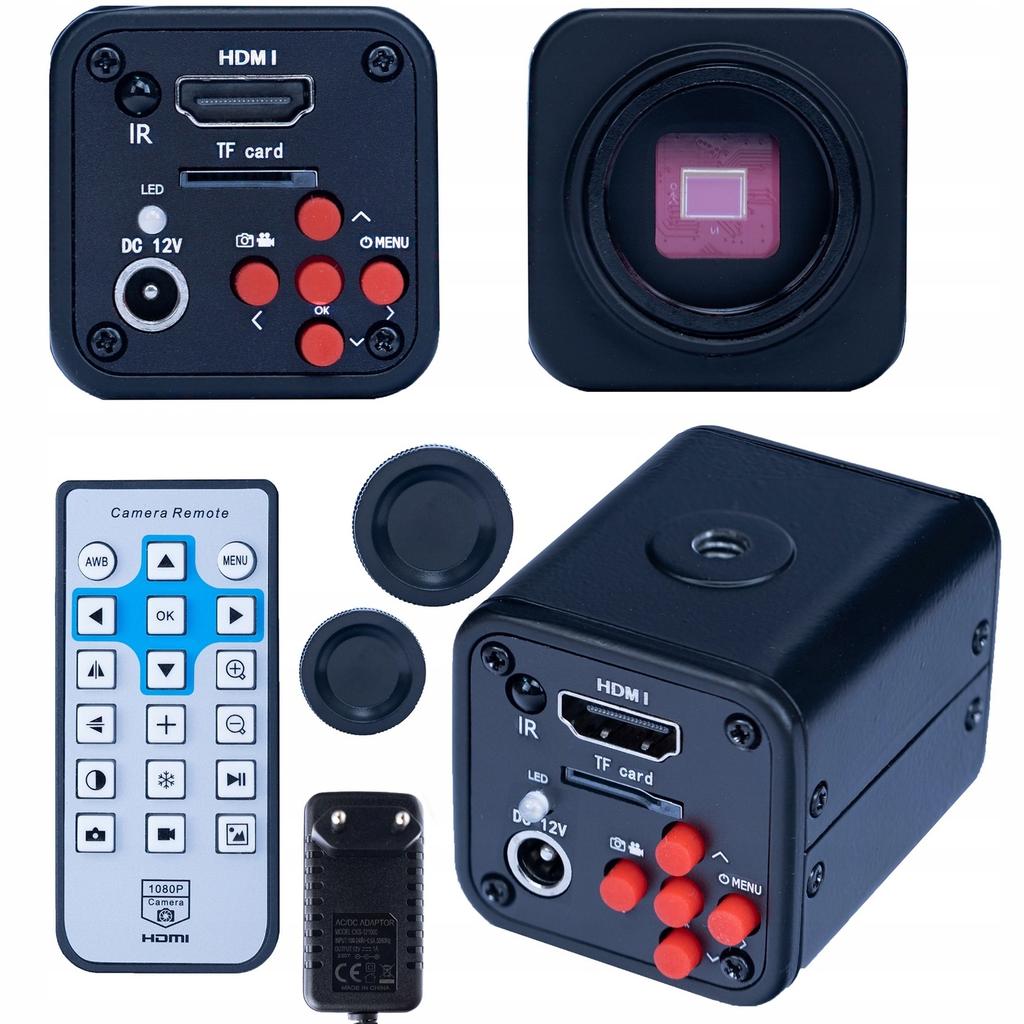 Rosfix Mikroskop Trinokularowy 7–45x Z Kamerą 16MP 4K I Oświetleniem LED 56 – Zoom Optyczny | C-Mount | Inspekcja PCB | Serwis SMT