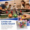16PCS Soccer Ball Table Soccer Balls Glossy Finish Replacement Football Balls  Family Game Night