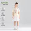 Mucmukn Girls' Lyocell Cool-Touch Animal Print Short-Sleeve T-Shirt