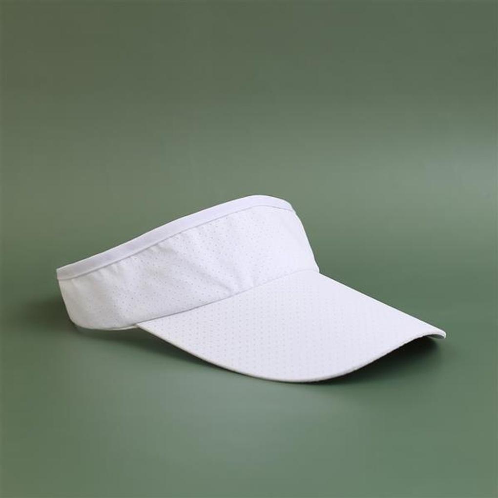 Cooling Mesh Sports Sun Cap (White) Sun Shade Summer Hat